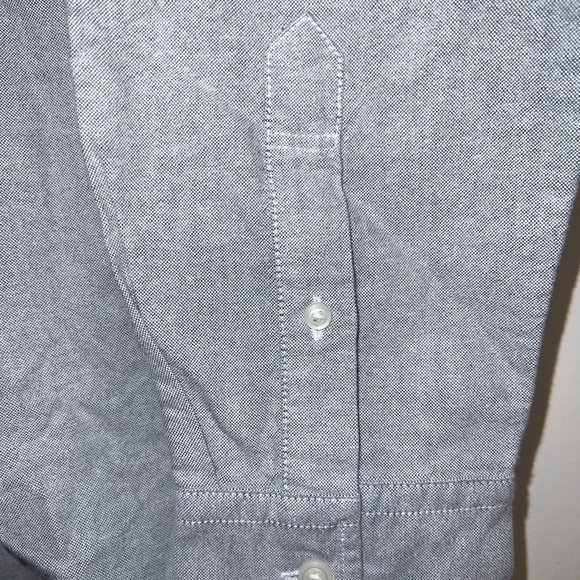 🤍🤍NWT AMERICAN EAGLE MENS BUTTON DOWN LIGHT GRAY WINTER BUTTON COLLARED SHIRT - Picture 9 of 9